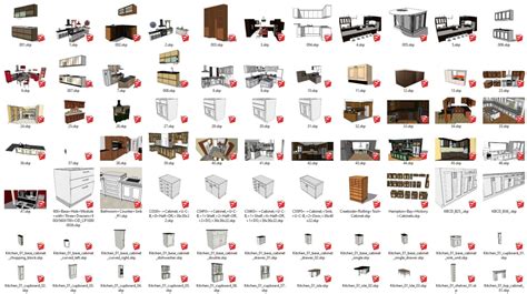 sketchup steel cabinet object|sketchup kitchen free download.